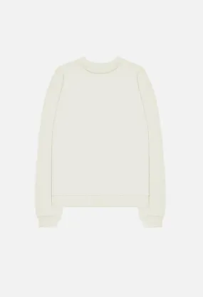 Oversized Crewneck Pullover / Salt