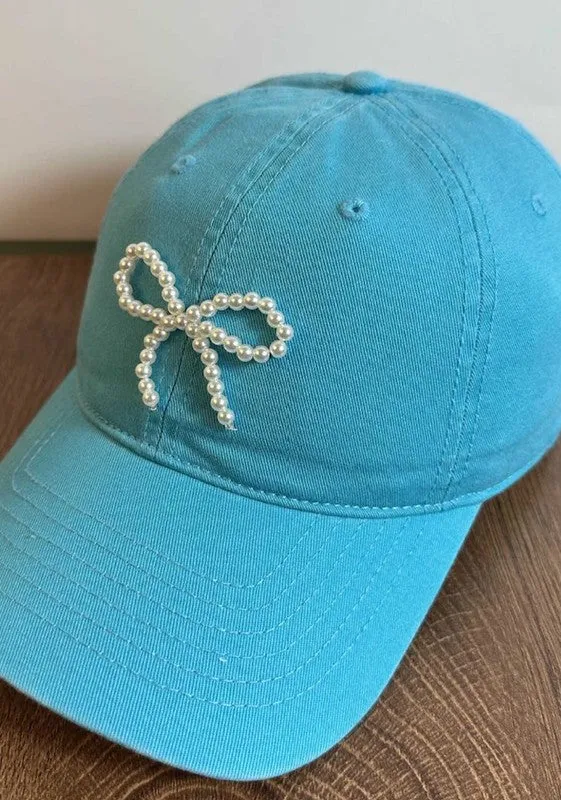 Pearl Bow Cap