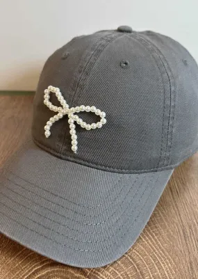 Pearl Bow Cap