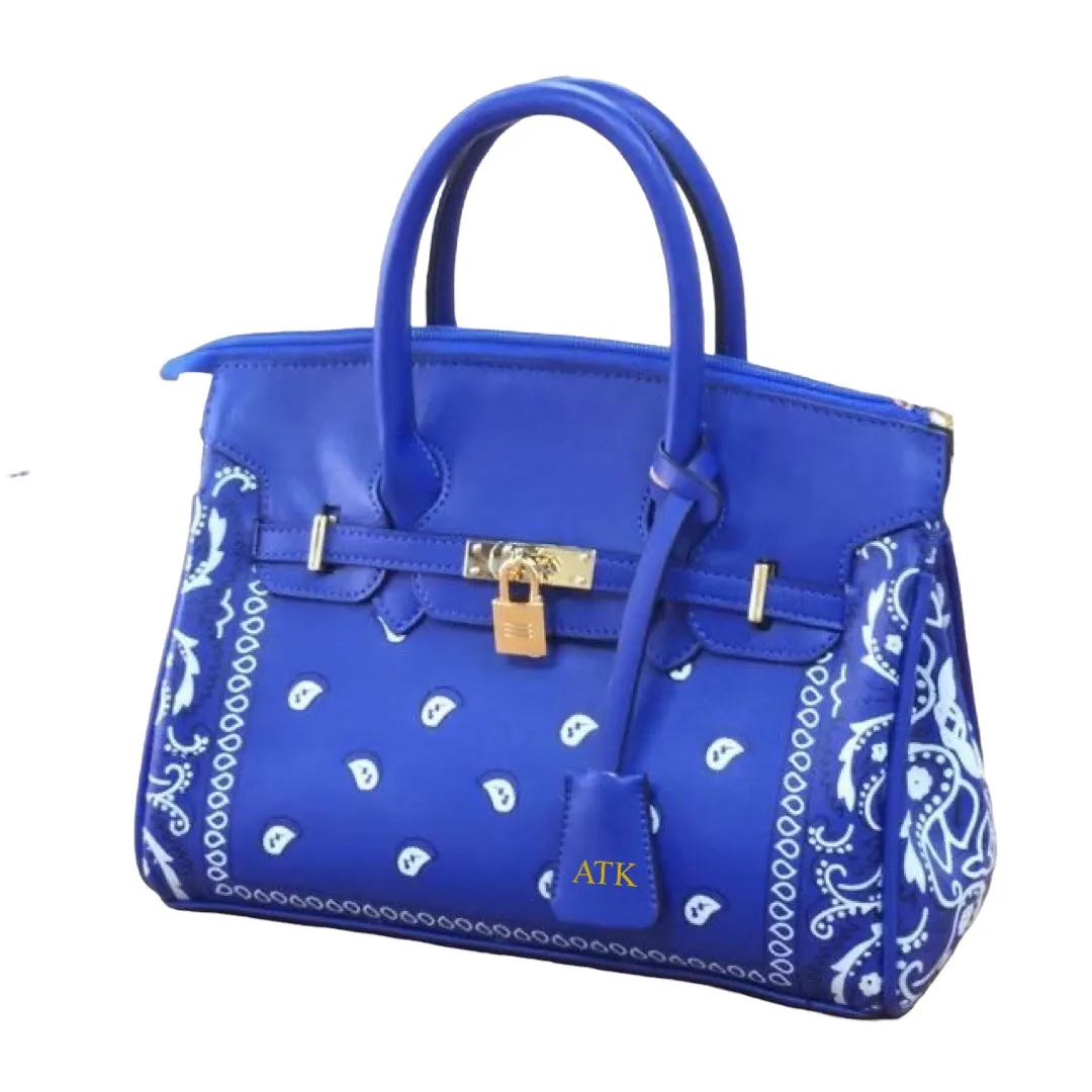 Personalized Satchel Leather Handbag