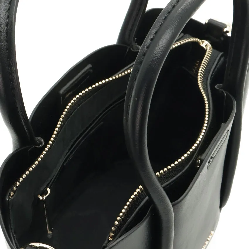 Petal Satchel (L) Women's Bag - Black