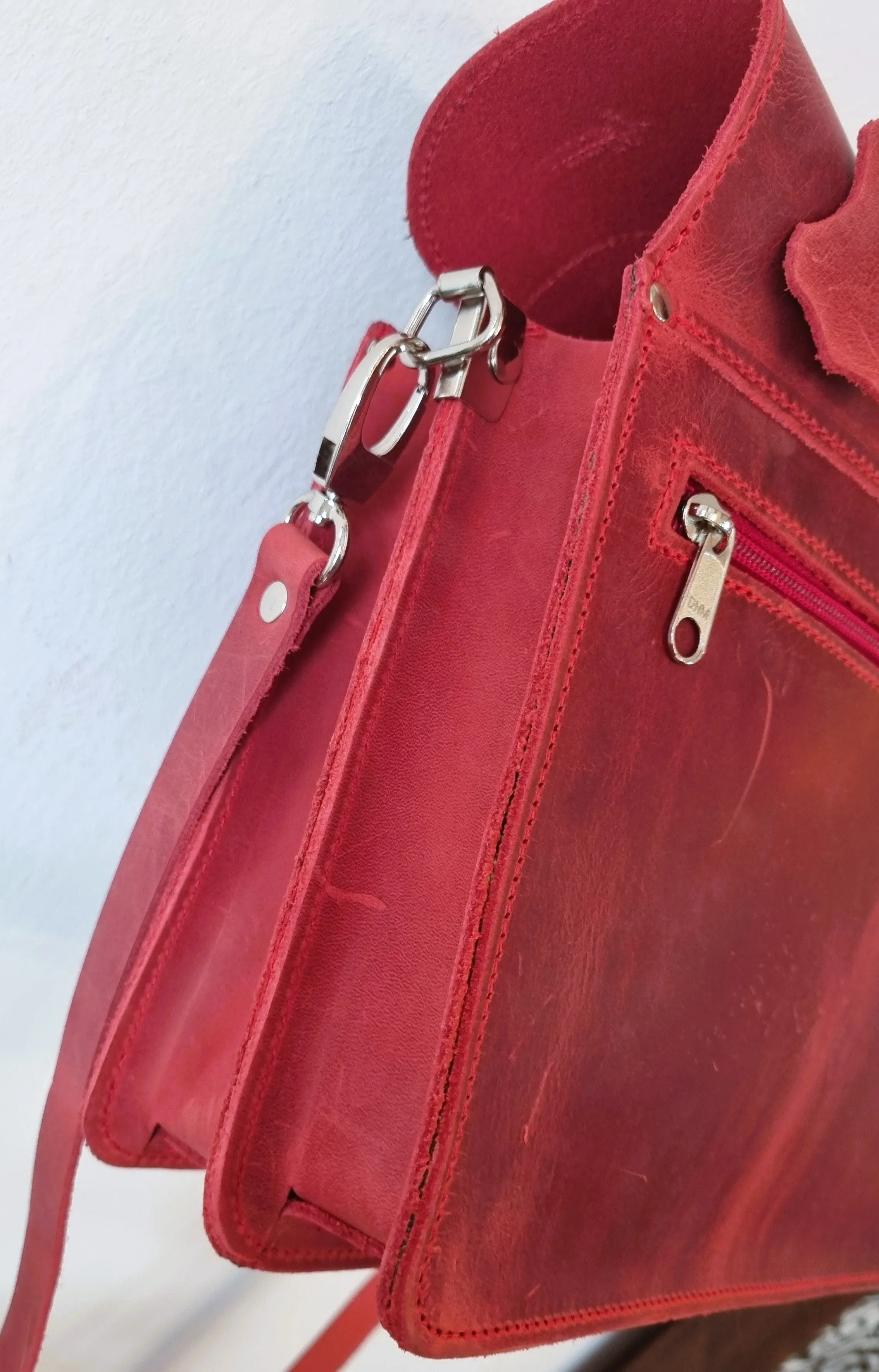 Red Satchel Bag