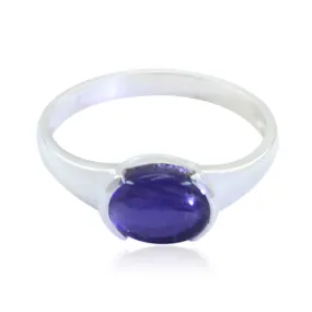 Riyo Enticing Gemstones Amethyst 925 Silver Ring Baby Boy Jewelry