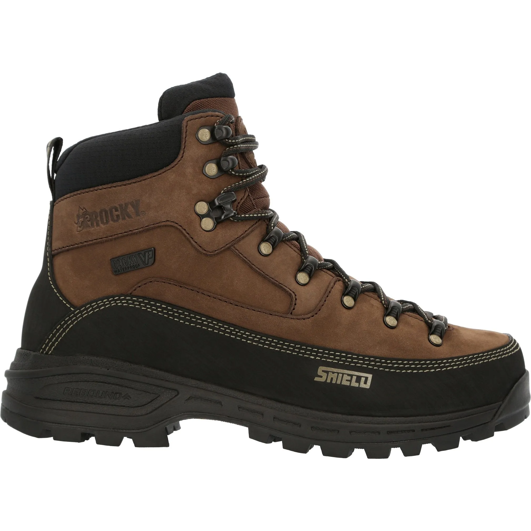 Rocky Men's MTN Stalker Pro 6" WP Hiker Mountain Boot- Brown - RKS0527