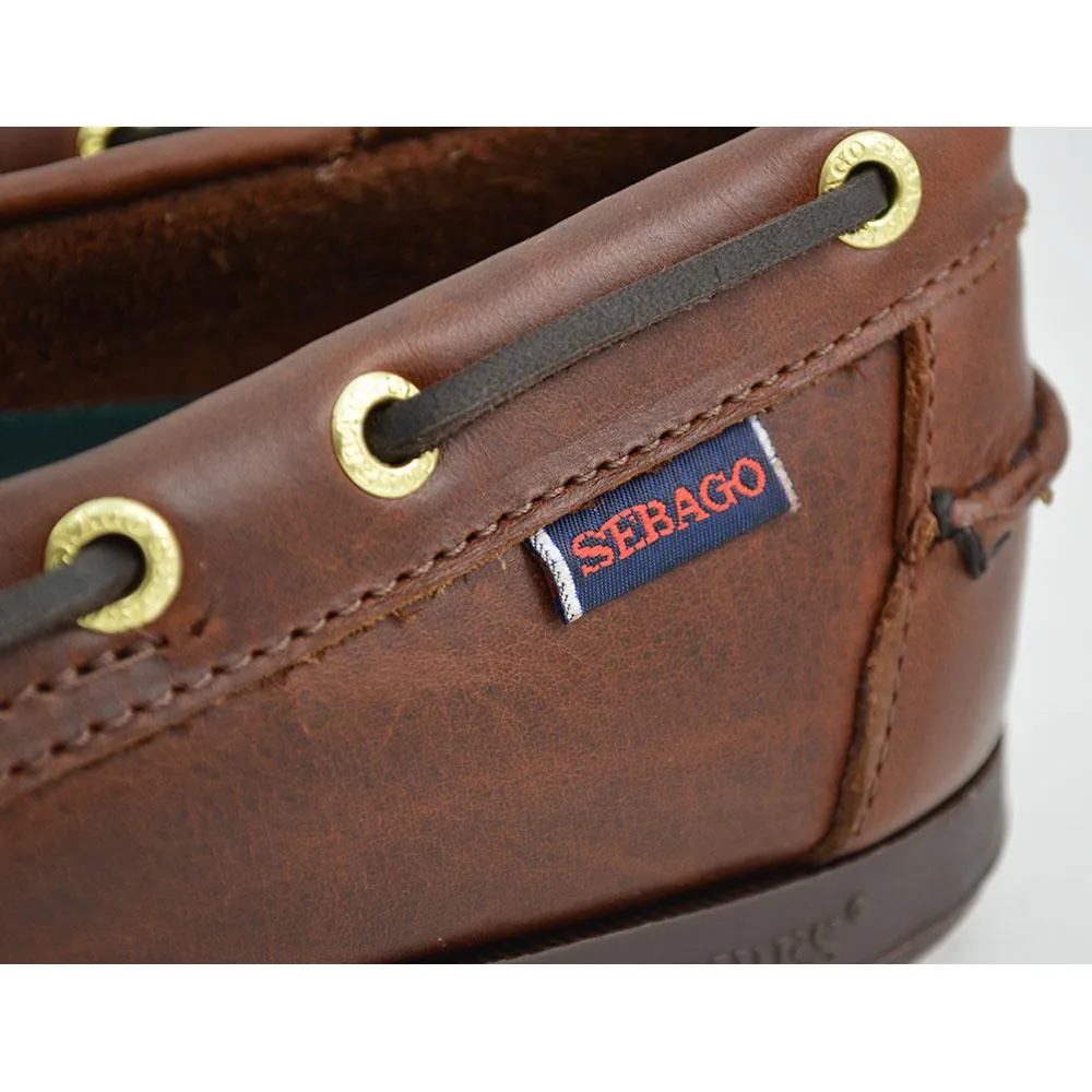 Sebago Endeavour Brown Oiled Waxy Deck Shoes