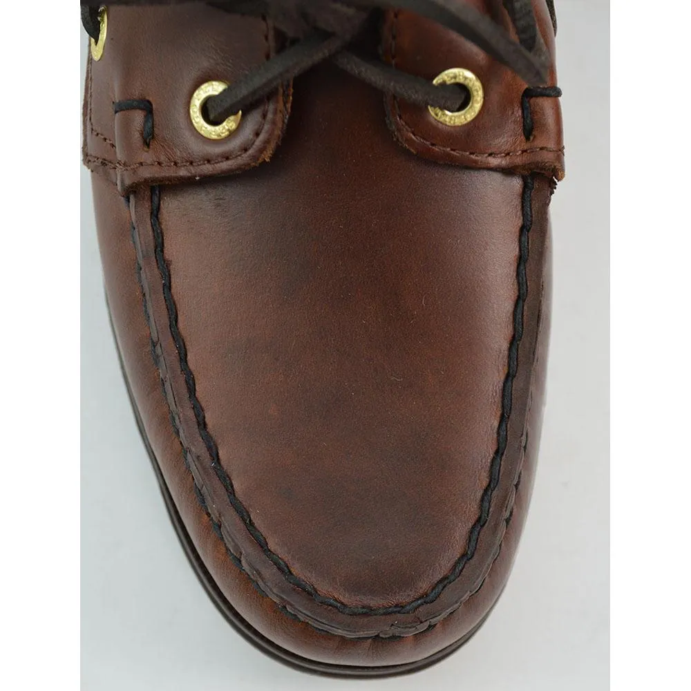 Sebago Endeavour Brown Oiled Waxy Deck Shoes