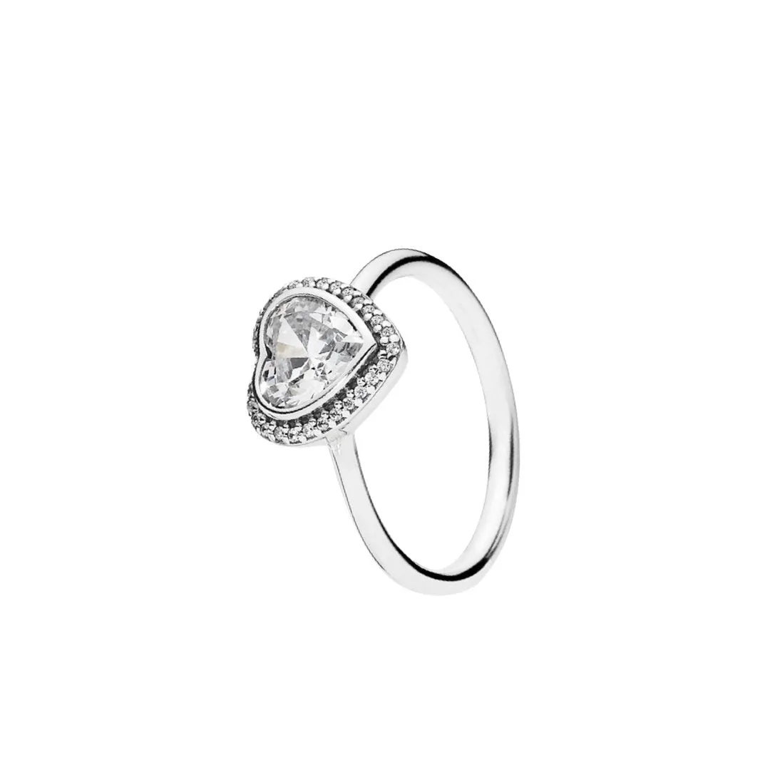 SINGLE LOVE HEART RING