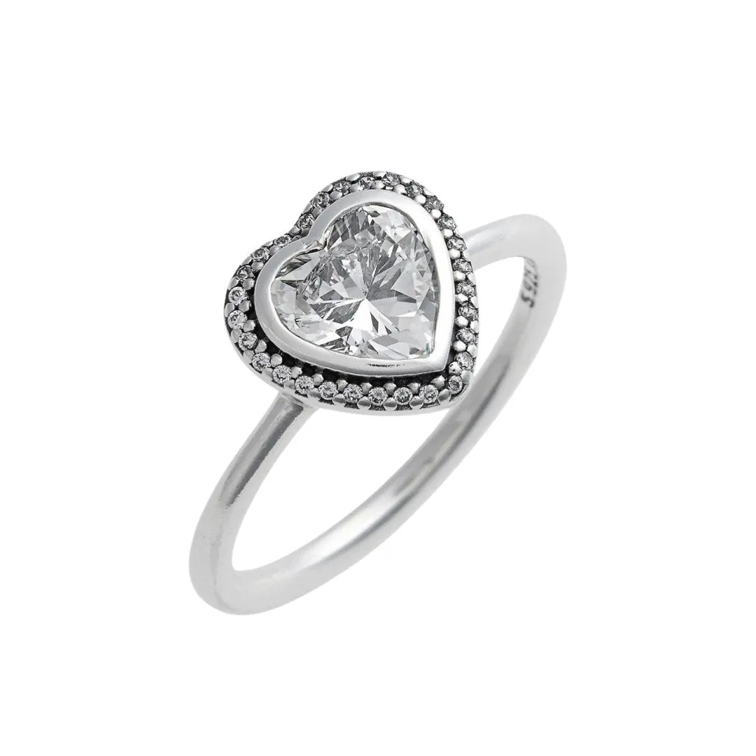 SINGLE LOVE HEART RING