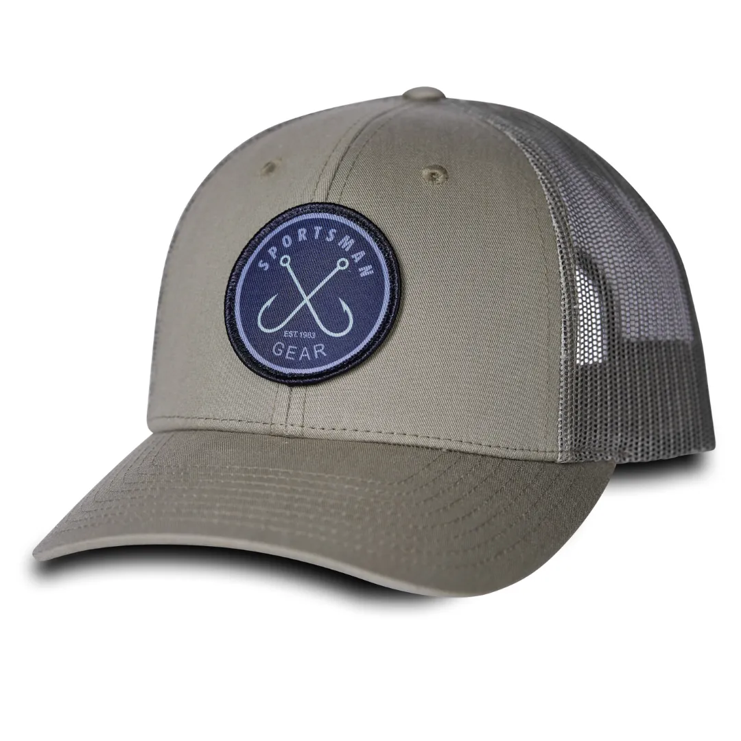 Sportsman Mesh Back Circle Hook Patch Hat