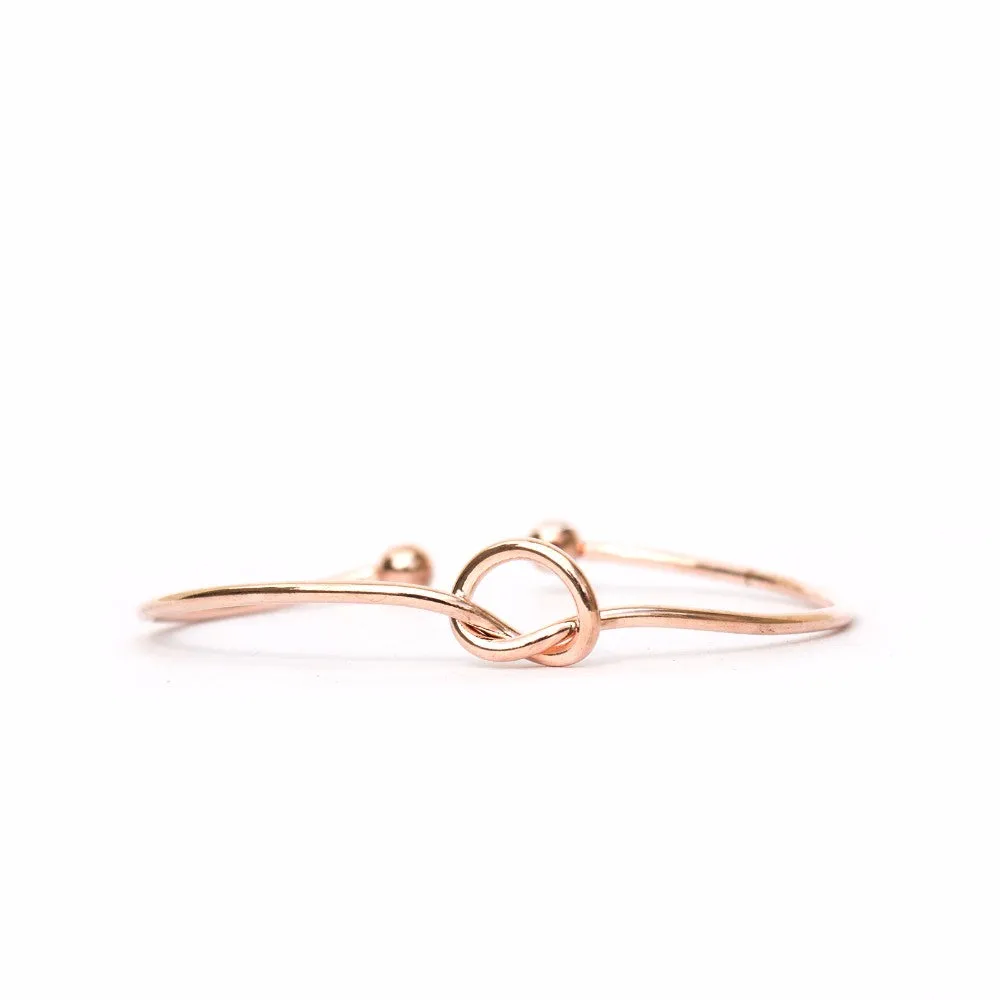 Spun Rose Gold Love Triangle