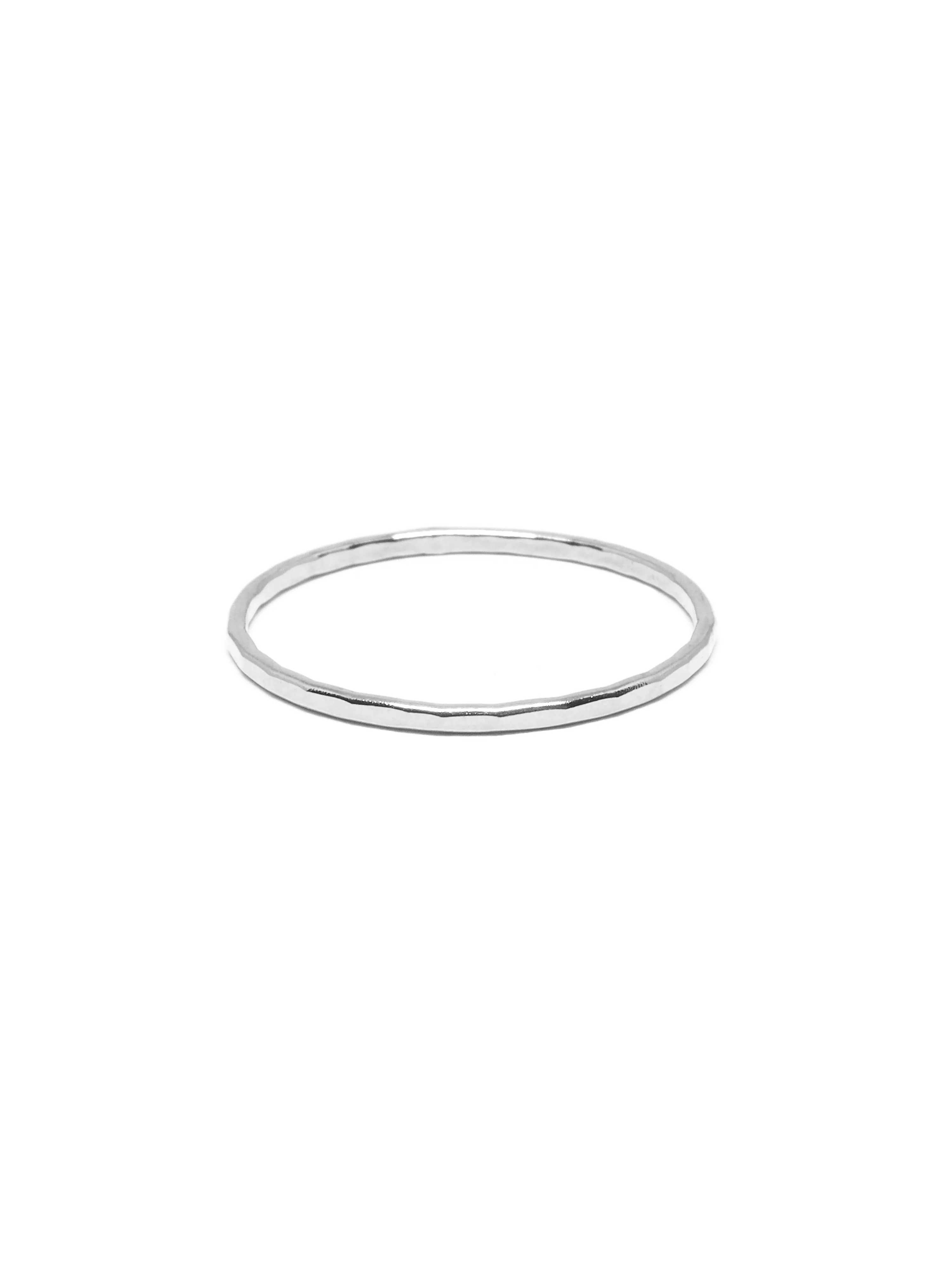 STACKING RING | HAMMERED