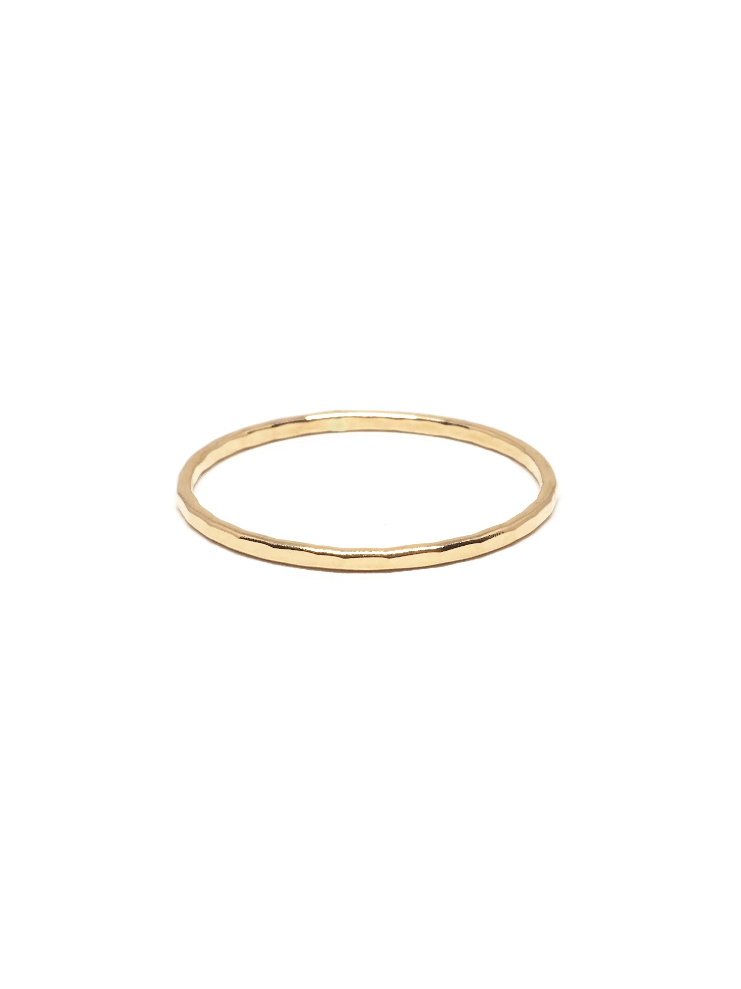 STACKING RING | HAMMERED