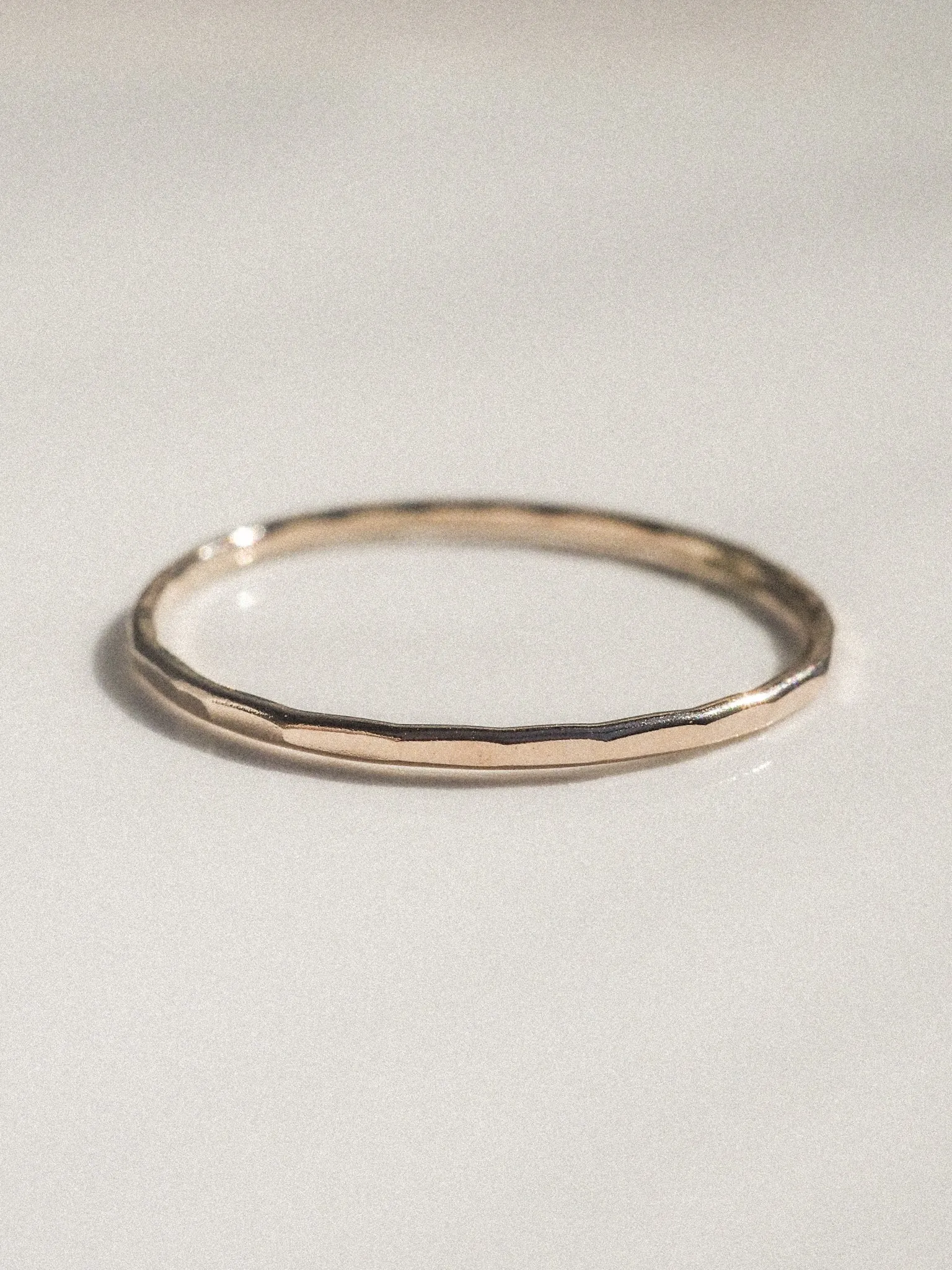 STACKING RING | HAMMERED