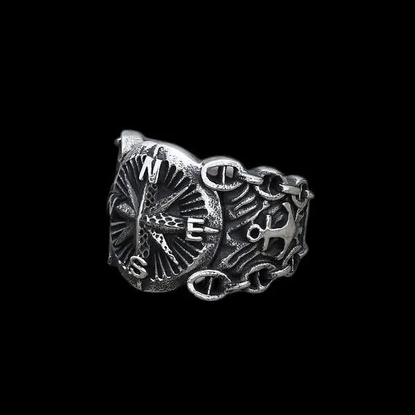 Steadfast Compass Ring