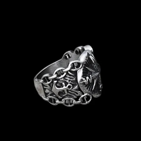 Steadfast Compass Ring