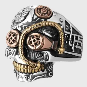 Steampunk Skull Ring