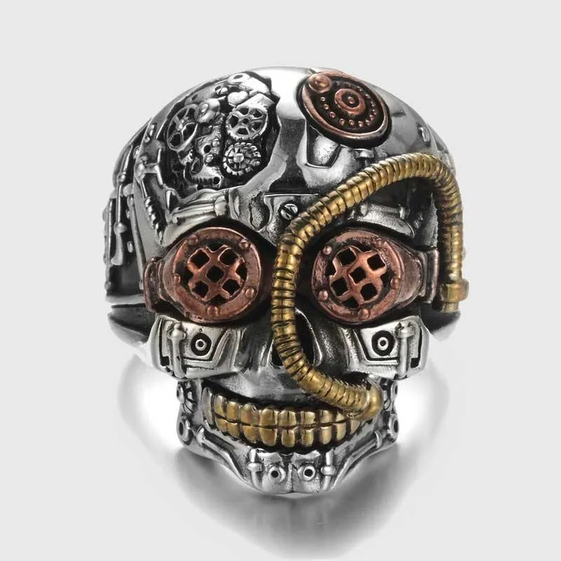 Steampunk Skull Ring