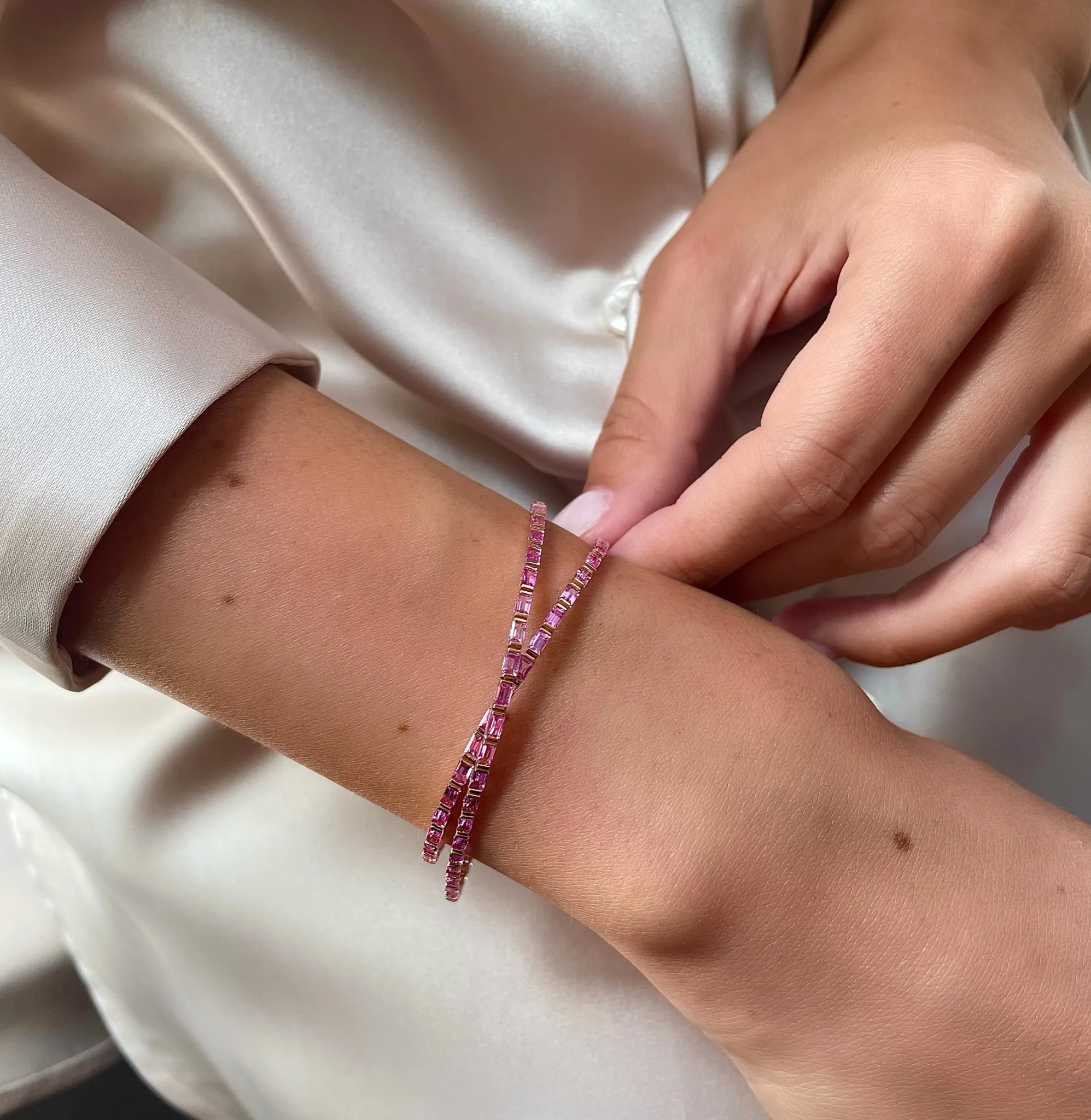 The Maia Pink Sapphire Wrap