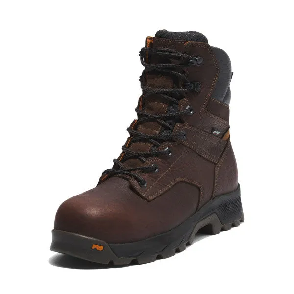 Timberland Pro Men's Titan Ev 8" Comp Toe WP Work Boot - Brown - TB0A5U4Y214