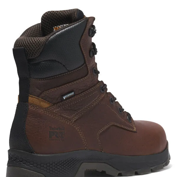 Timberland Pro Men's Titan Ev 8" Comp Toe WP Work Boot - Brown - TB0A5U4Y214