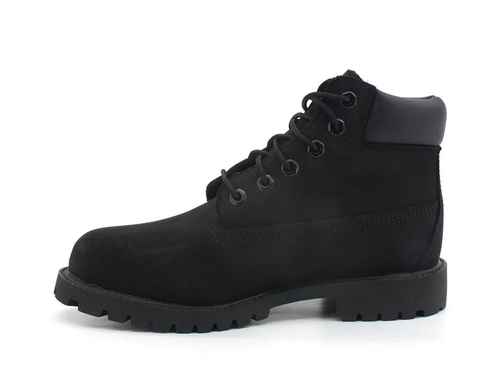 TIMBERLAND Waterproof Stivaletto Boot 6 Fori Nubuk Black TB012707