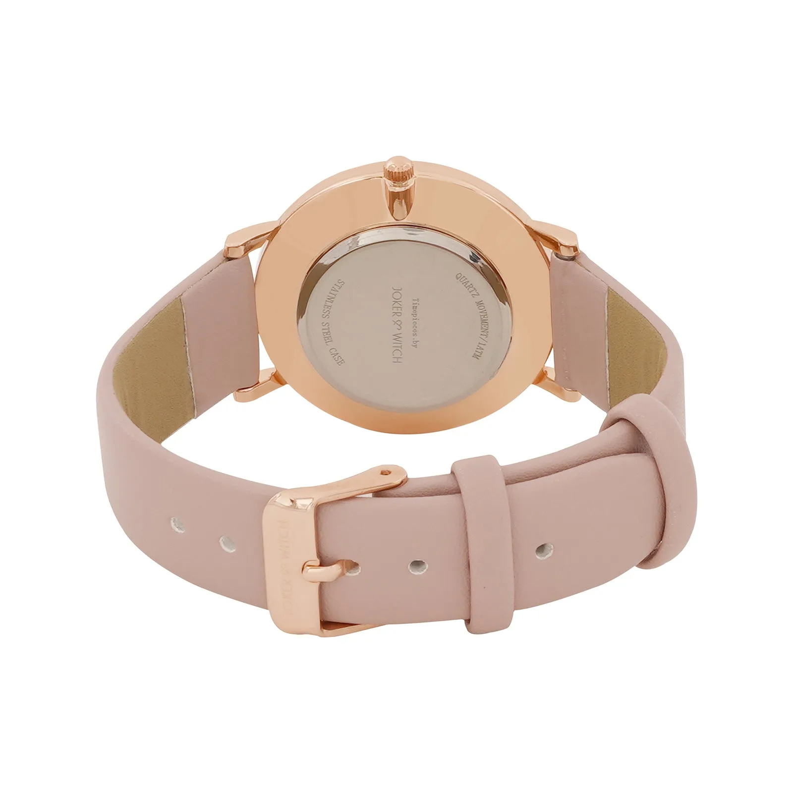 Whimsical Mauve PU Strap Watch