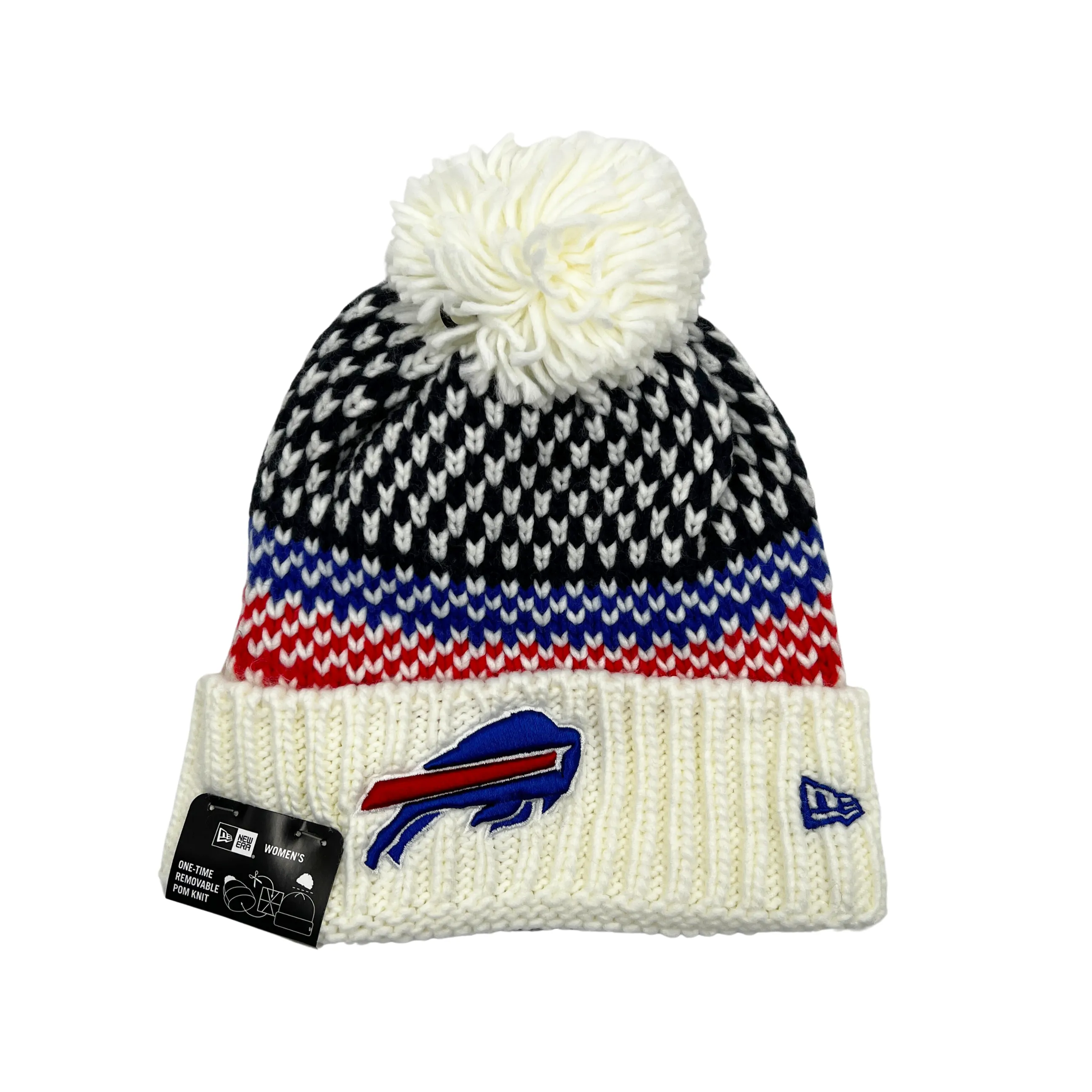 Women's New Era Bills Primary Logo 2023 Sideline Knit Hat